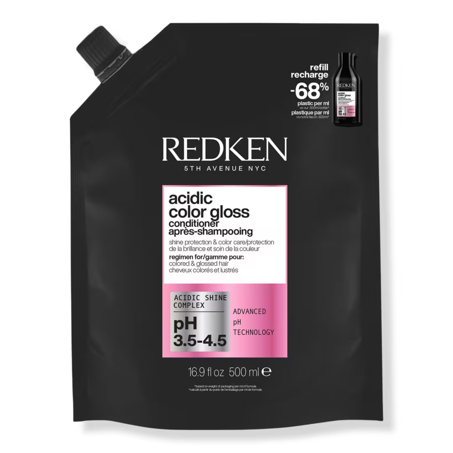 Redken Acidic Color Gloss Conditioner 16.9 Refill Size