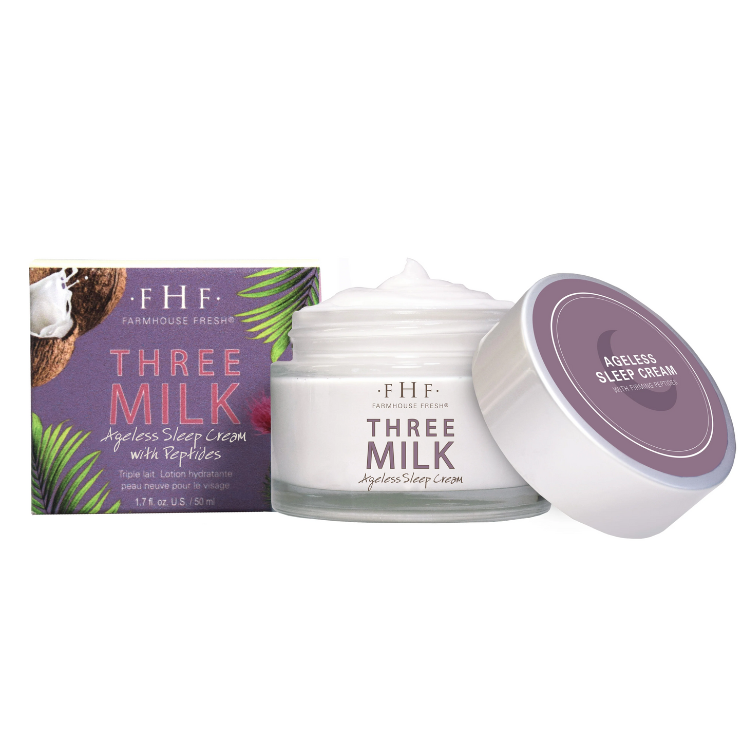 Farmhouse Fresh Three Milk Ageless Sleep Cream with Peptides