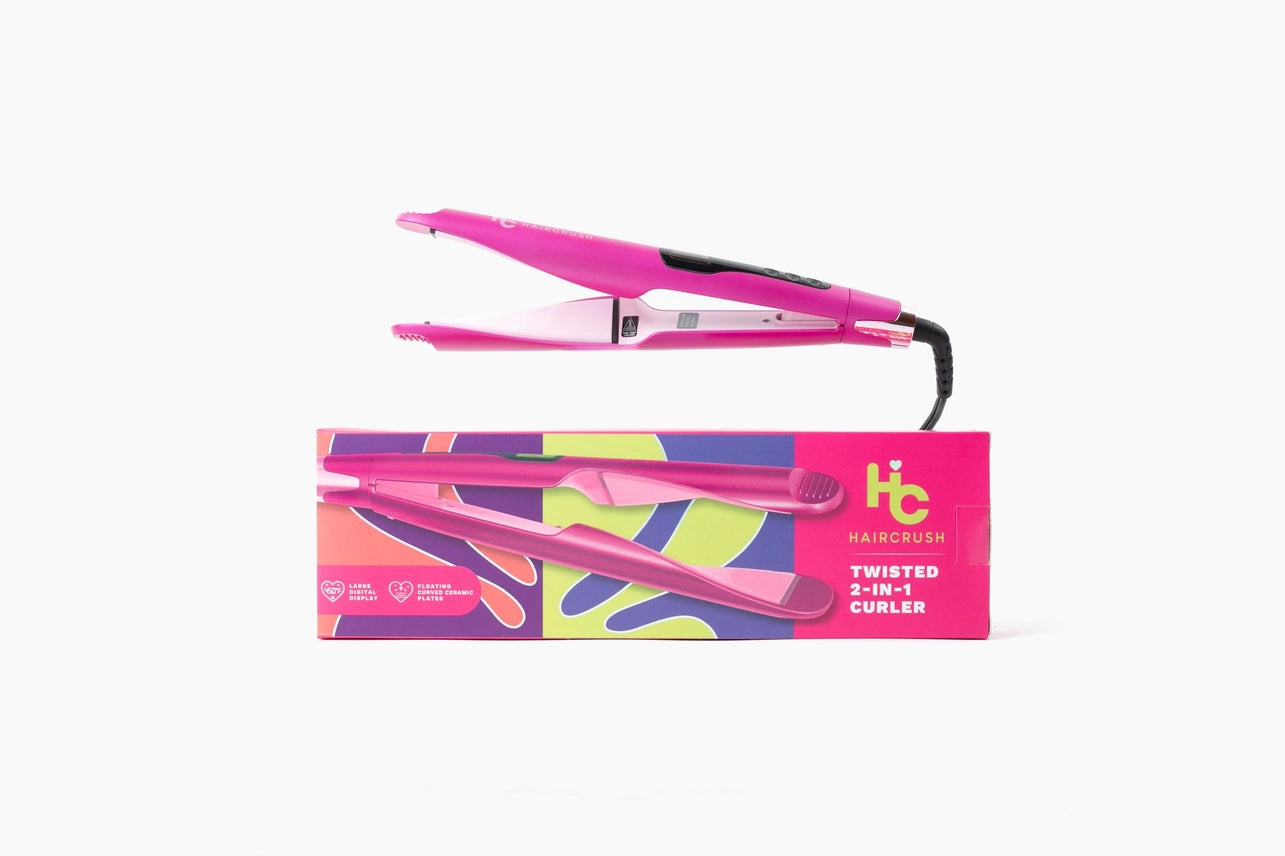 2-in-1 Twist Digital Curler & Straightener