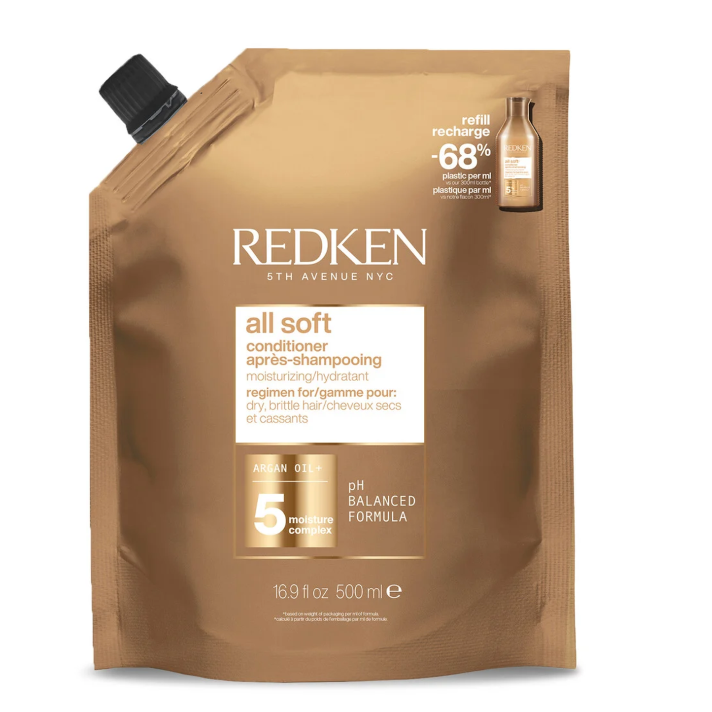 Redken All Soft Conditioner 16.9 Refill Size
