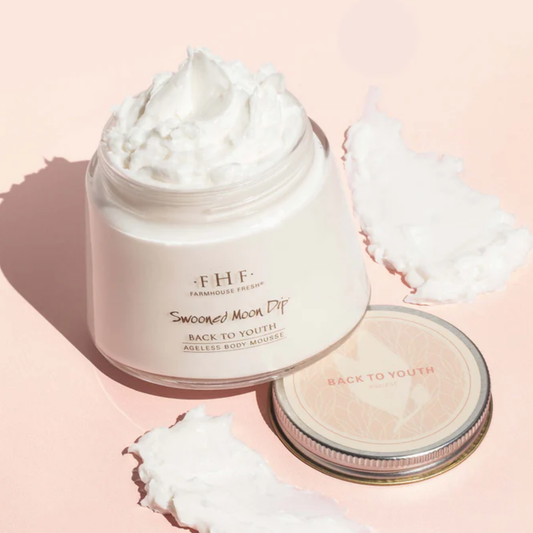 Farmhouse Fresh Swooned Moon Dip Back to Youth Ageless Body Mousse