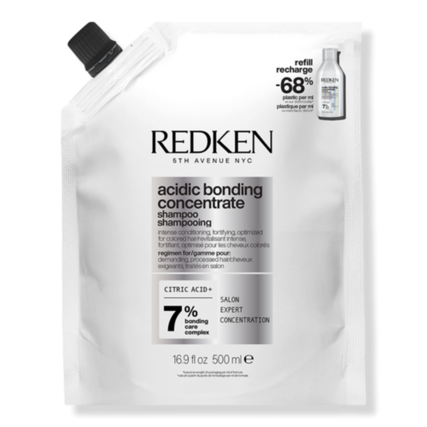 Redken Acidic Bonding Concentrate Shampoo 16.9 Refill Size
