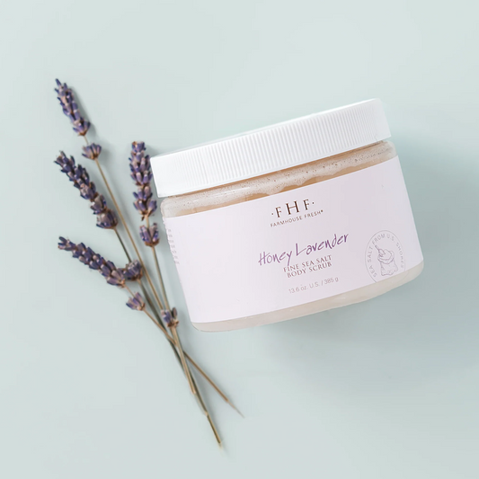 Farmhouse Fresh Honey Lavander Fine Sea Salt Scrub