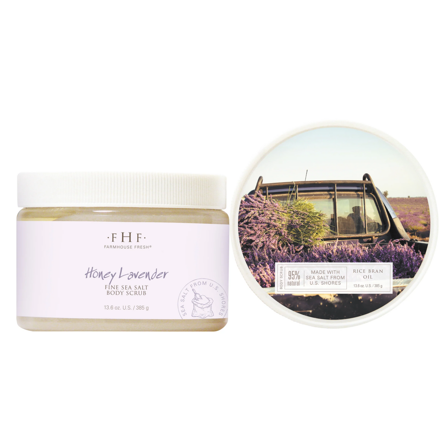 Farmhouse Fresh Honey Lavander Fine Sea Salt Scrub