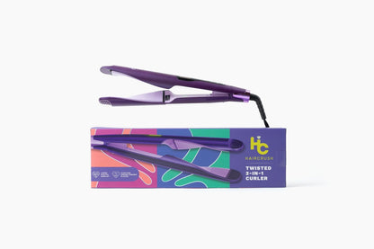2-in-1 Twist Digital Curler & Straightener